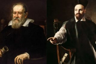 O Ιταλός φυσικός φιλόσοφος Γαλιλαίος μαζί με τον πρώην φίλο ιεροεξεταστή και κατόπιν Πάπα Ουρβανό Η΄